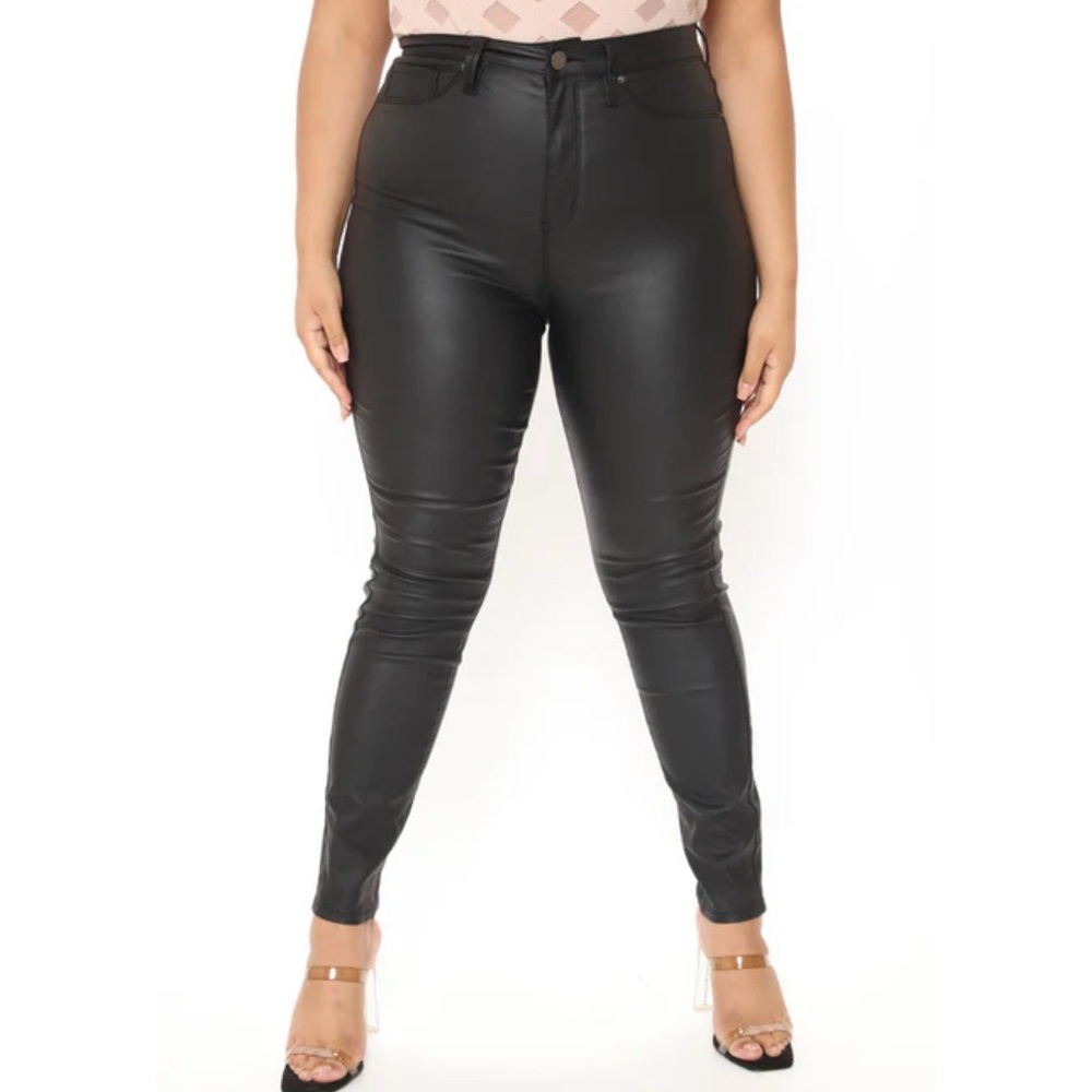 Fashion Nova Coated With Love Skinny Pants